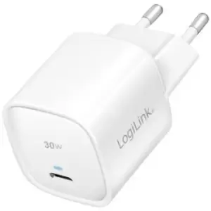 Image of LogiLink PA0279 PA0279 USB charger Indoors, Mains socket Max. output current 3 A 1 x USB-C socket (Power Delivery) USB Power Delivery (USB-PD)