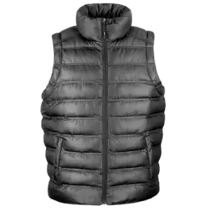 Image of Result Mens Ice Bird Padded Bodywarmer / Gilet Jacket (S) (Black)