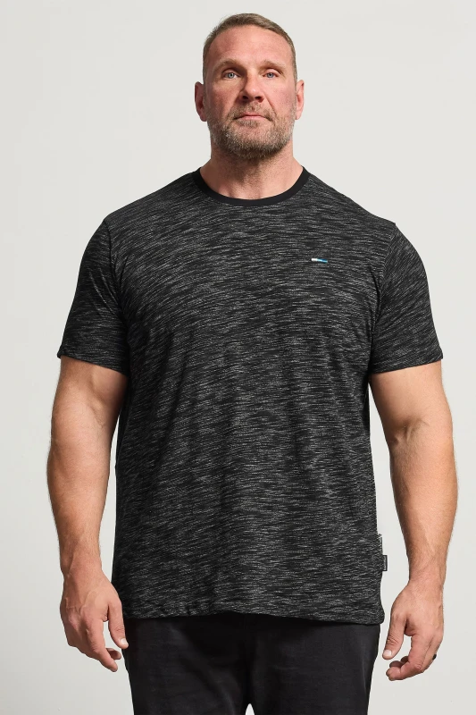 Image of BadRhino BadRhino Men Injected Slub T-Shirt in Black Size: large Black L Male 5063110911586