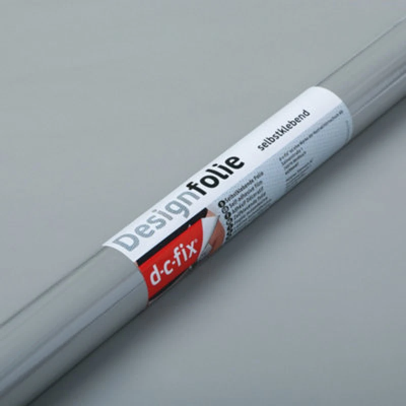 Image of D-C-Fix Matt Grey Self Adhesive Vinyl Wrap Film - 67.5Cm X 2M One Colour VMRD4 Unisex