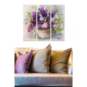 Image of MDF578016511 Multicolor Decorative MDF Painting (3 Pieces)