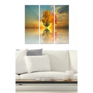 Image of MDF2884567 Multicolor Decorative MDF Painting (3 Pieces)