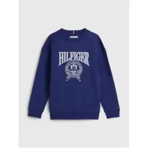 Image of Tommy Hilfiger U Hilfiger Varsity Sweatshirt - Blue