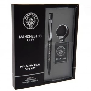 Image of Manchester City FC Pen & Keyring Set