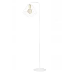 Image of Alteo White Floor Lamp 1x E27