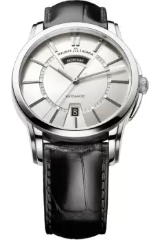 Image of Mens Maurice Lacroix Pontos Day/Date Automatic Watch PT6158-SS001-13E-1