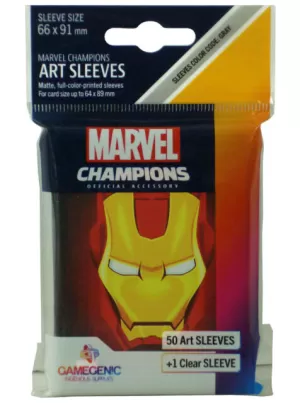 Image of Gamegenic Champions Art Sleeves: Iron Man (50-Pack)