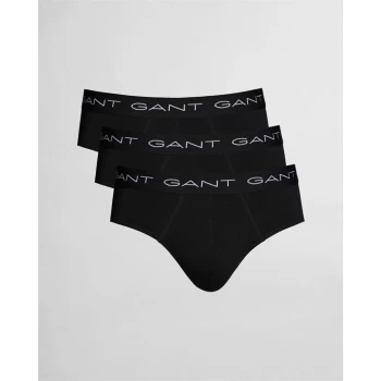 Image of Gant 3 Pack Briefs - Black 5