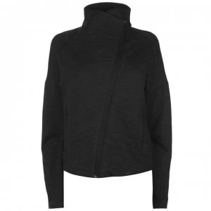 Image of adidas Heather Zip Jacket Ladies - Black/Grey