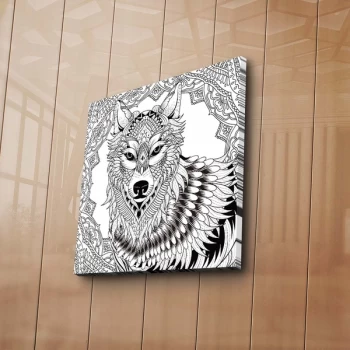 Image of BOYA-72 - No Pen Multicolor Paintable Decorative Canvas Painting