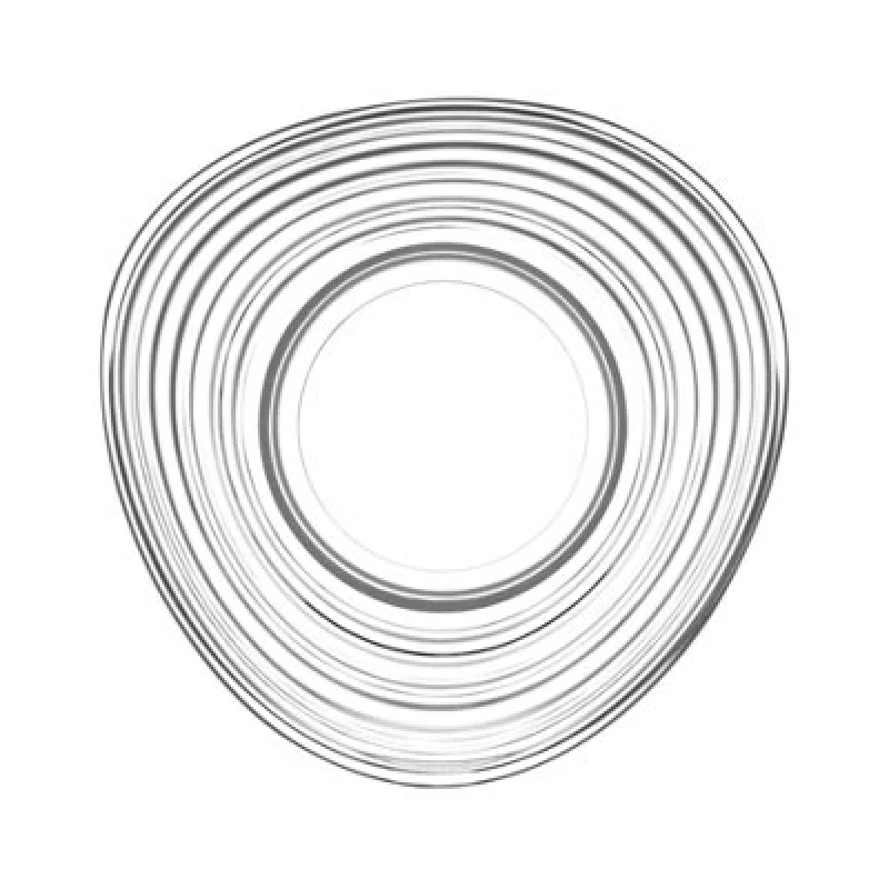 Image of LAV Derin Turkish Tea Glass Saucers - 13cm - Clear - Pack of 6 Clear unisex