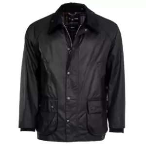 Image of Barbour Mens Bedale Wax Jacket Black 36