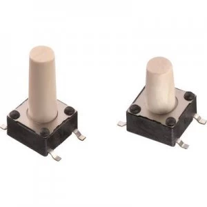 Image of Wuerth Elektronik WS TSS 430152095826 Pushbutton 12 Vdc 0.05 A 1 x OffOn momentary
