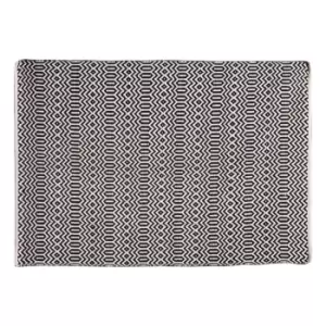 Image of Crossland Grove Cobera Rug Black & Cream 1600x2300mm