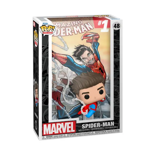 Image of Spider-Man The Amazing Spider-Man (Pop! Comic Covers) Vinyl Figurine 48 Funko Pop! multicolour