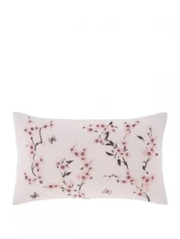 Image of Catherine Lansfield Embroidered Blossom Cushion