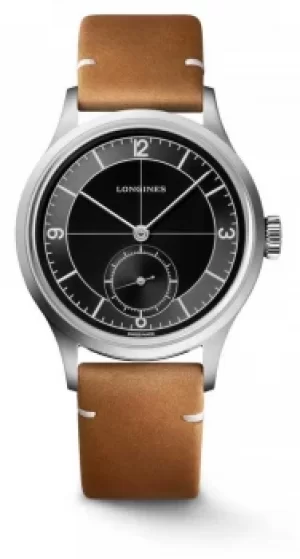 Image of Longines Heritage Classic Brown Leather Strap L28284532 Watch