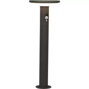 Image of 4lite WiZ 4lite Circular Solar Bollard IP54 600mm 230lm in Black Aluminium