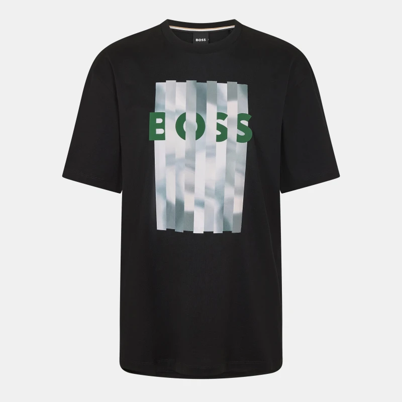 Image of Boss Mens C-Tessin 117 Polo Shirt Black male M