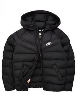Image of Nike Sportswear Kids Filled Jacket - Black/White