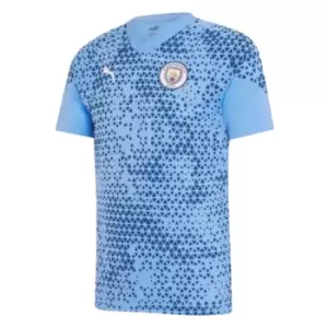 Image of 2023-2024 Man City Training Jersey (Light Blue) - Kids