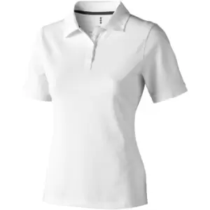 Image of Elevate Calgary Short Sleeve Ladies Polo (S) (White)