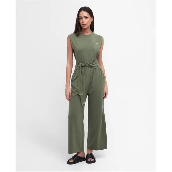 Image of Barbour International Bluford Jumpsuit - Green 12