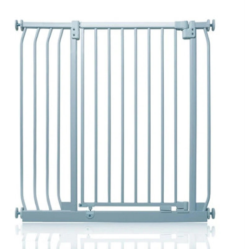 Image of Safetots Extra Tall Elite Safety Gate, 89Cm - 98Cm, Matt Grey, Extra Tall 96.8Cm In Height, Pressure Fit Stair Gate