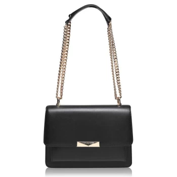 Image of Michael Kors Jade Fold Over Shoulder Bag - Black