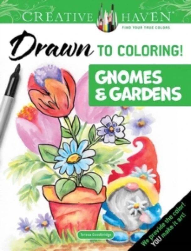 Image of Creative Haven Drawn to Coloring!. Paperback. By Teresa Goodridge Books