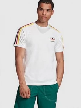 Image of Adidas Originals 3 Stripes Germany T-Shirt - White