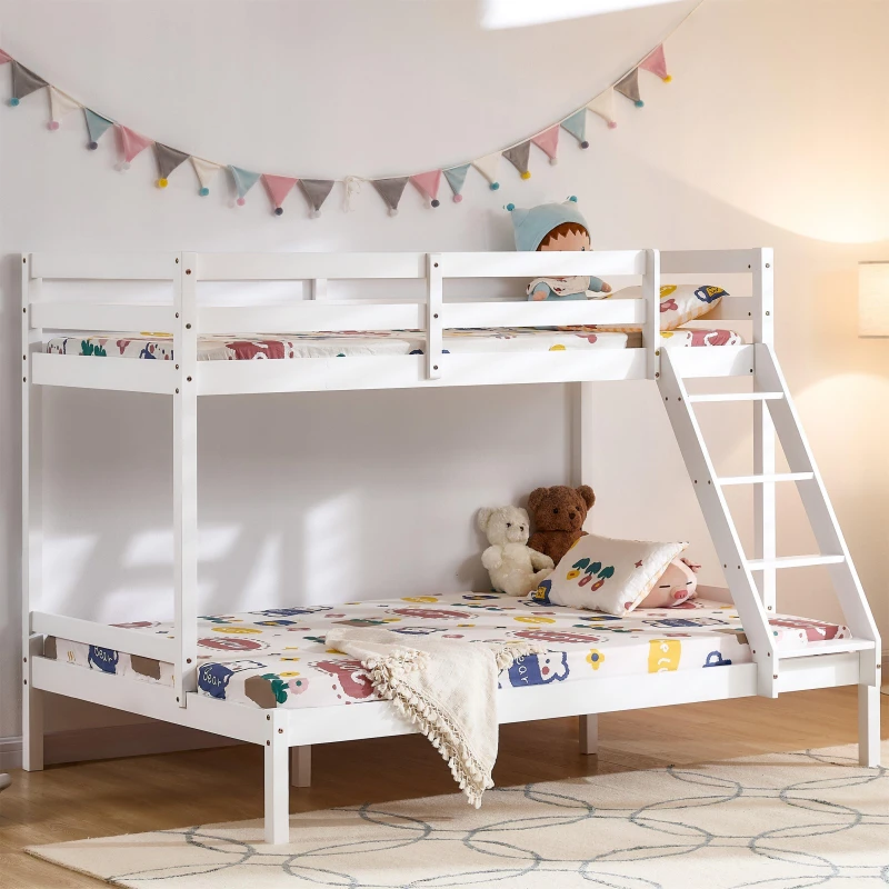 Image of Lassic Vida Designs Sydney Triple Sleeper Bunk Bed White unisex One Size