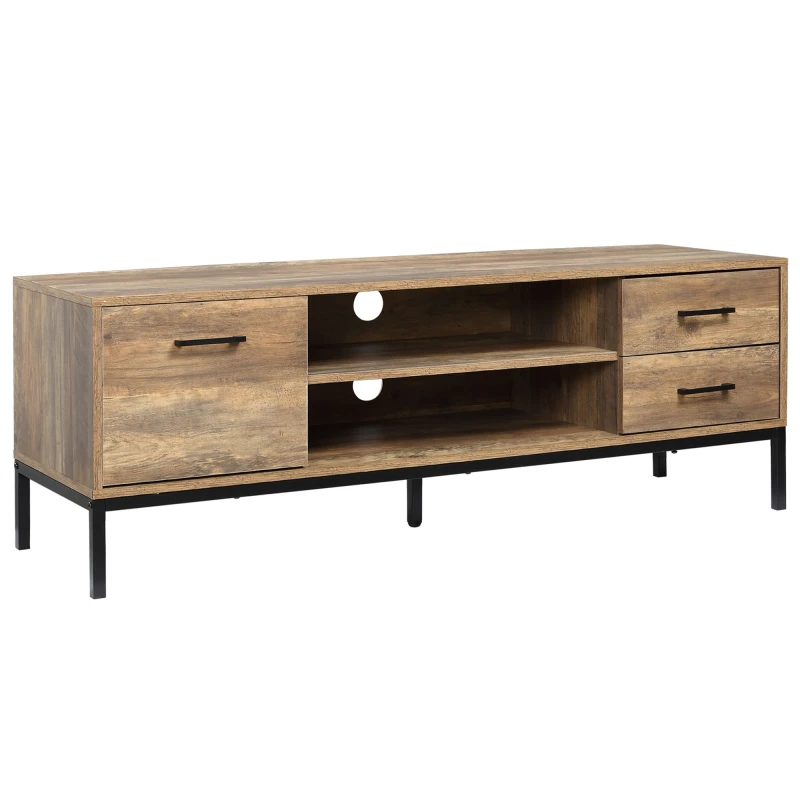 Image of HOMCOM TV Stand for TV up to 50" with Storage Coffee TJ Hughes Brown 5061025071982