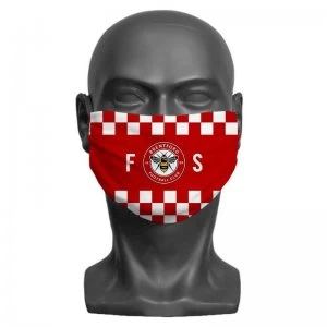 Image of Personalised Brentford FC Initials Adult Face Mask