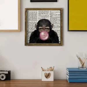 Image of MZM519 Multicolor Decorative Framed MDF Painting