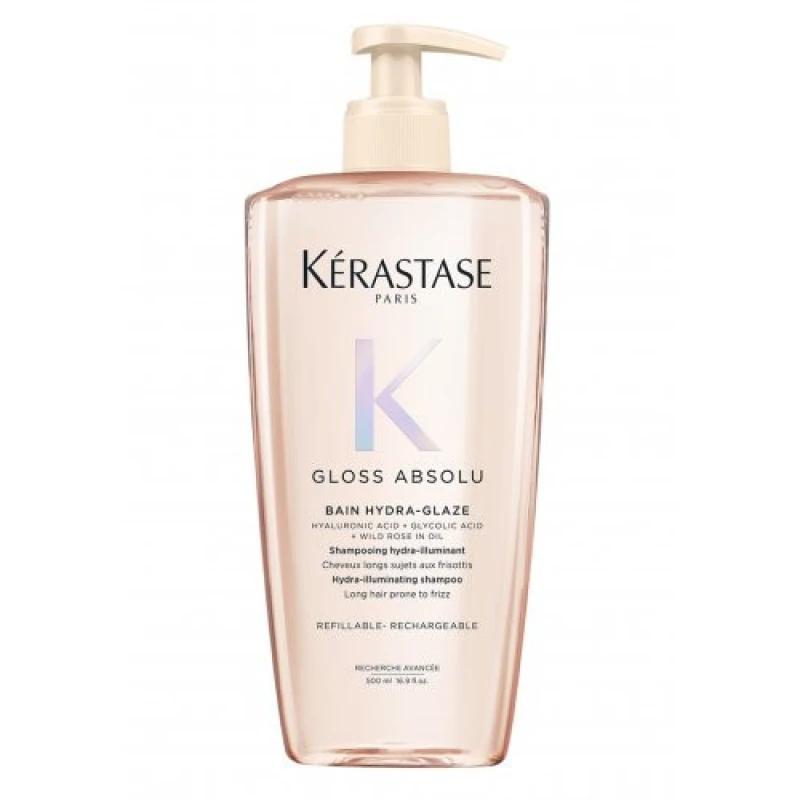 Image of Kerastase Gloss Absolu Bain Hydra-Glaze Moisturising and Illuminating Shampoo 500ml