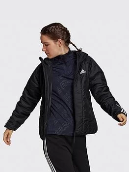 Image of adidas Itavic Hooded Jacket - Black, Size S, Women
