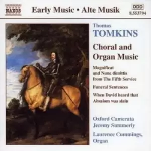 Image of Tomkins/choral and Organ Music by Oxford Camerata CD Album
