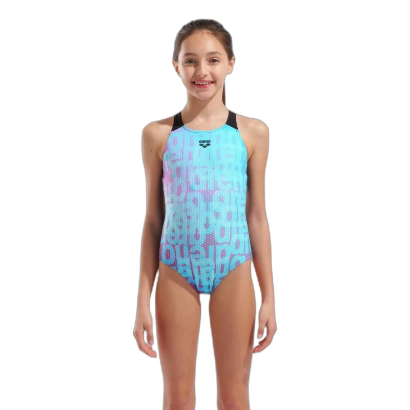Image of Girls' backless one Piece swimsuit Arena Vert Female 14/15 ans