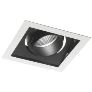 Image of Fan Europe APOLLO LED Recessed Adjustable Downlight Black 3600lm 3000K 18.8x18.8x12cm