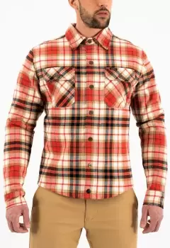 Image of Rokker Phoenix Rider Motorcycle Shirt, black-white-red, Size S, black-white-red, Size S