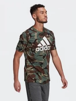 Image of adidas Camo T-Shirt, Camo Size M Men
