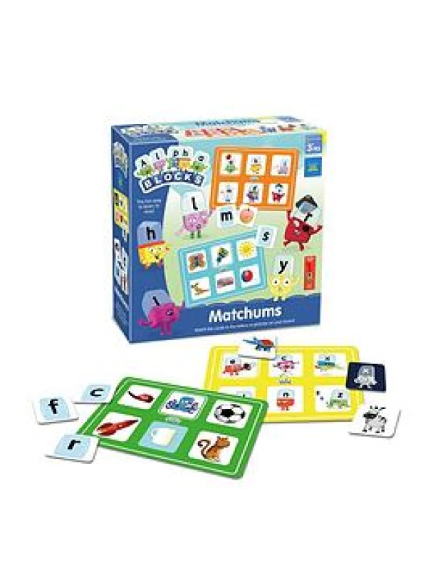 Image of Alphablocks Matchums: Match The Cards To The Letters Or Pictures On Your Board By Trends UK - Ages 3+ - Educational Toys