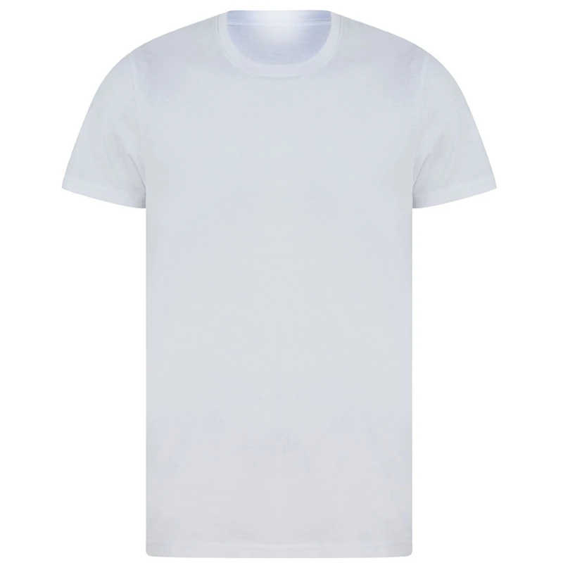 Image of SF Mens Plain White T-Shirt Size: XS White Male XS