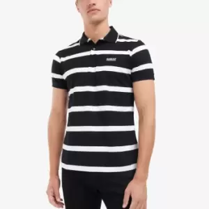 Image of Barbour International Cobain Striped Cotton Polo Shirt - XL