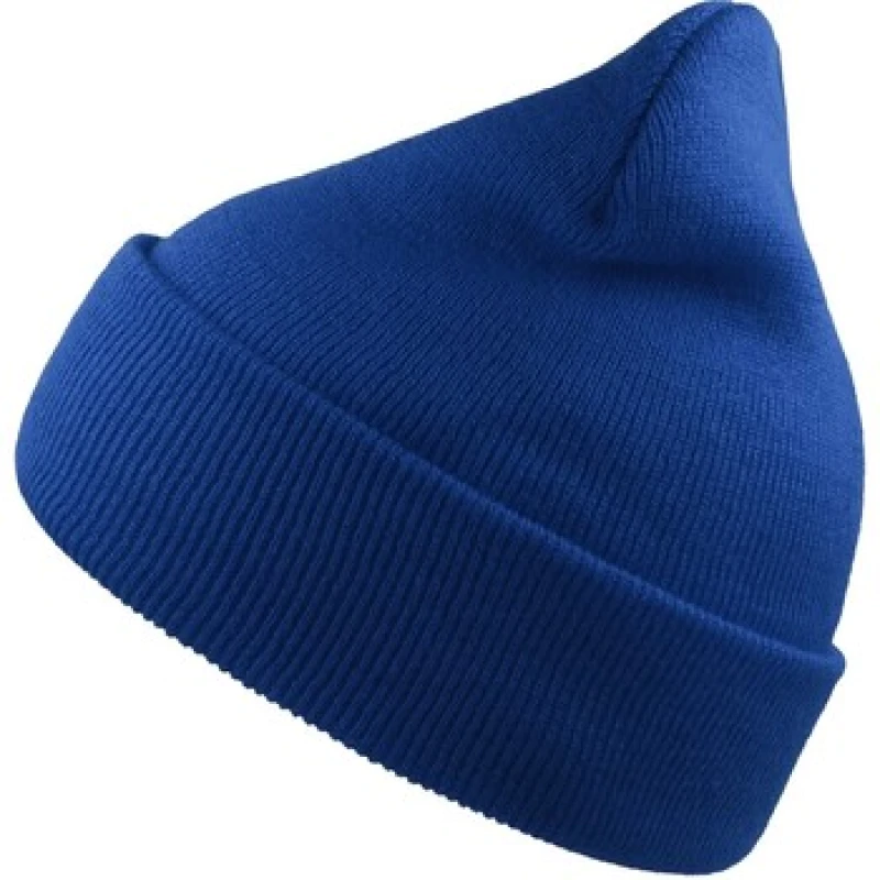 Image of Atlantis Atlantis Men Wind Cuffed Beanie in Blue Blue One Size Male 5063470815555