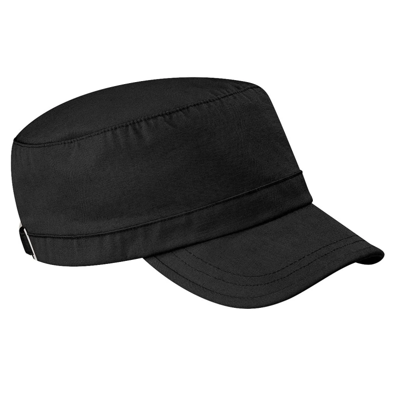 Image of Beechfield Beechfield Men Army Cap Headwear in Black One Size Male 5055747802085