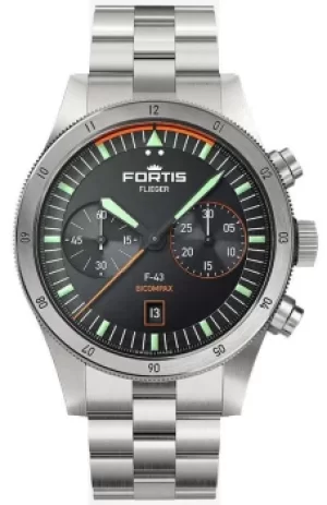 Image of Fortis Watch Flieger F-43 Bicompax Bracelet