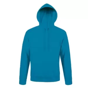 Image of SOLS Snake Unisex Hooded Sweatshirt / Hoodie (XL) (Aqua)