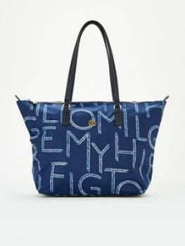 Image of Tommy Hilfiger Poppy Tote Rope Bag - Navy
